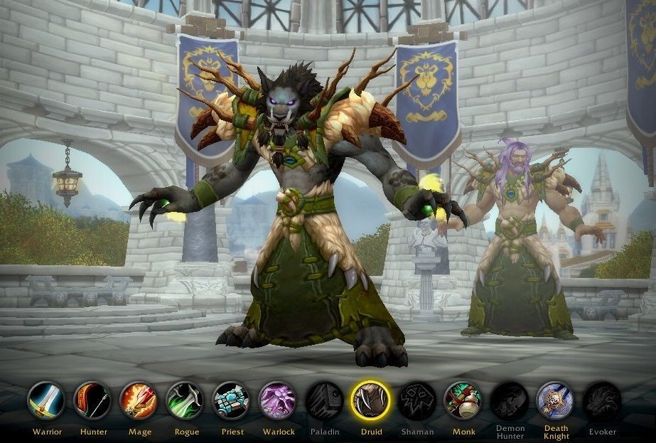 Druid WoW keychain 3d Print 3D print model 3D print model_1