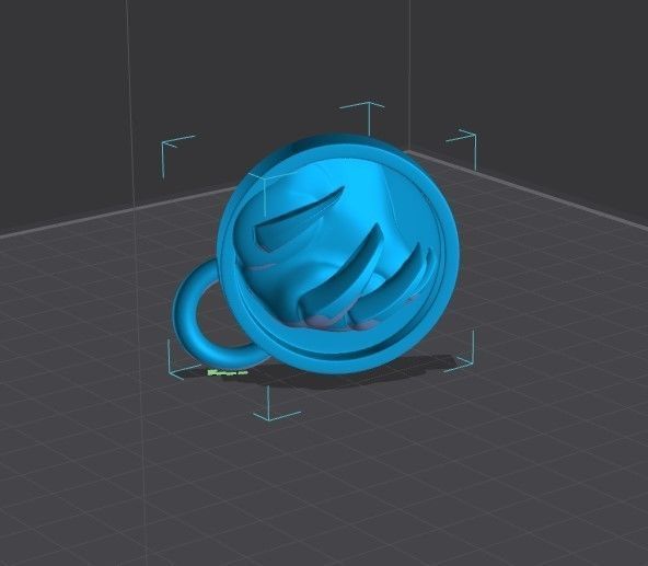 Druid WoW keychain 3d Print 3D print model 3D print model_6