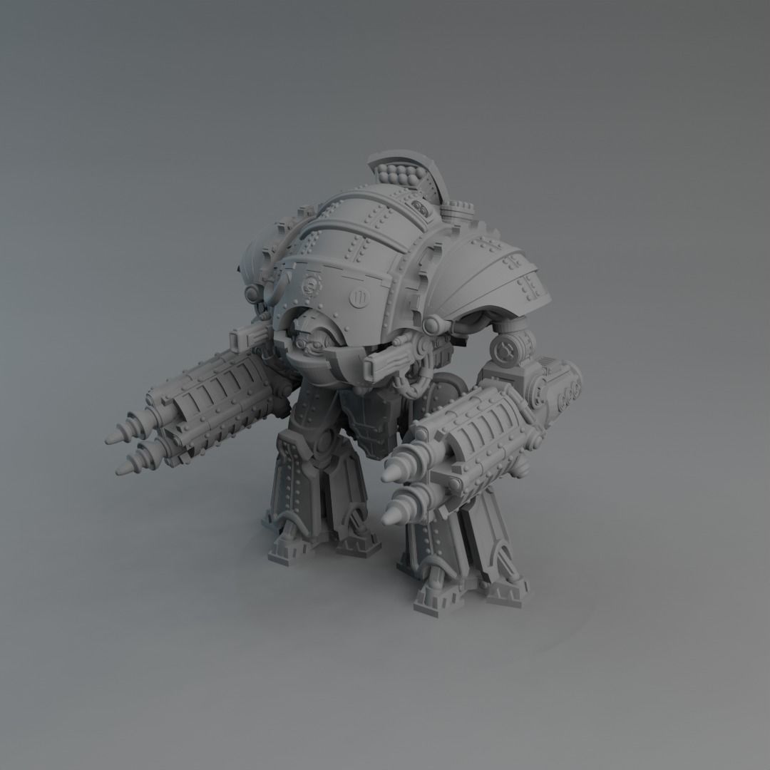 Knight mini 3 3D print model_5