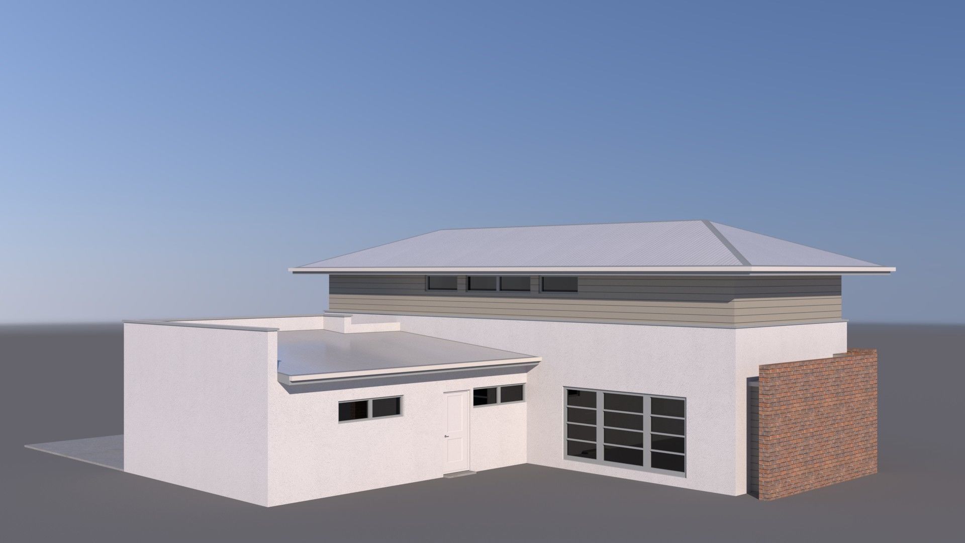 Australian Houses Modular Pack A Low-poly 3D model_14