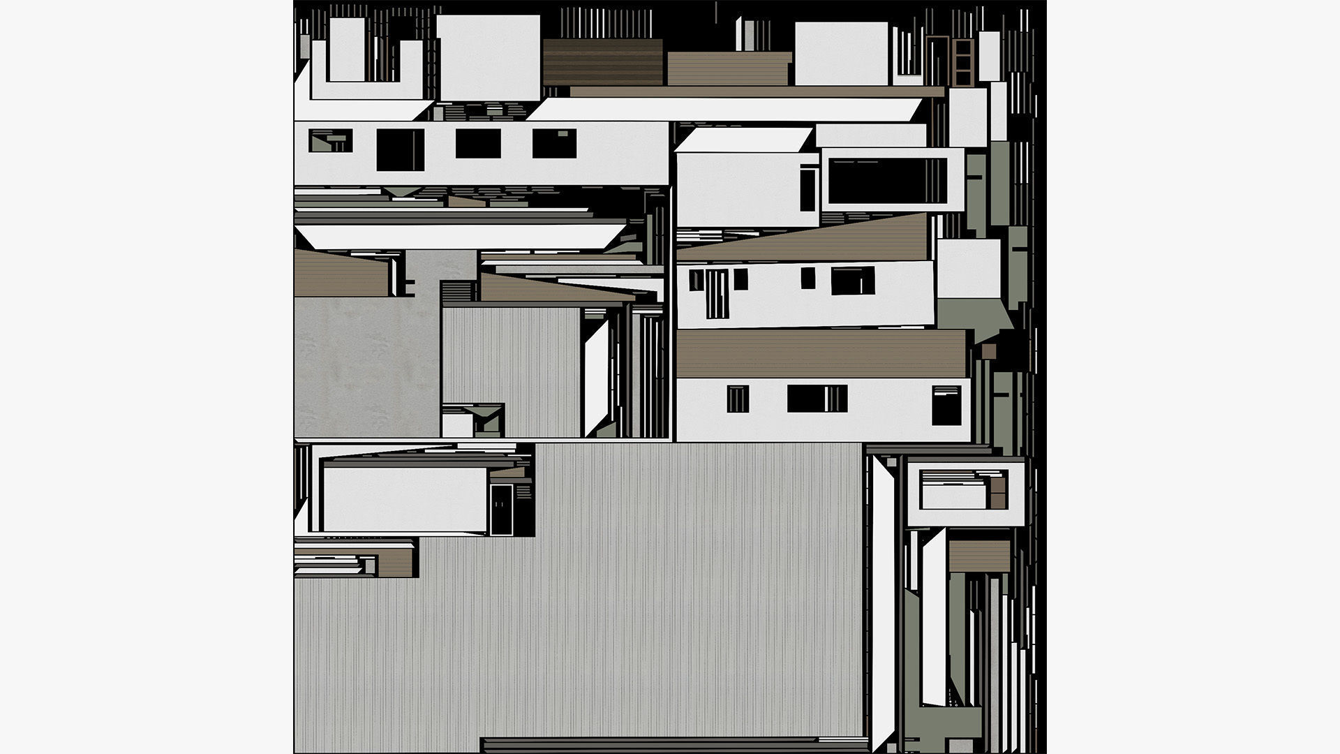 Australian Houses Modular Pack A Low-poly 3D model_31