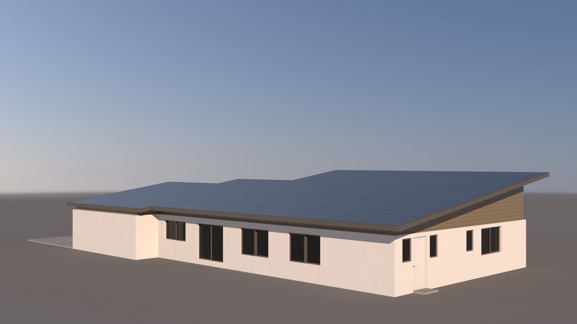 Australian Houses Modular Pack A Low-poly 3D model_20