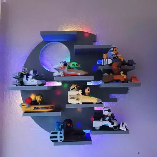 death star shaped cruiser shelf fits doorable cruisers