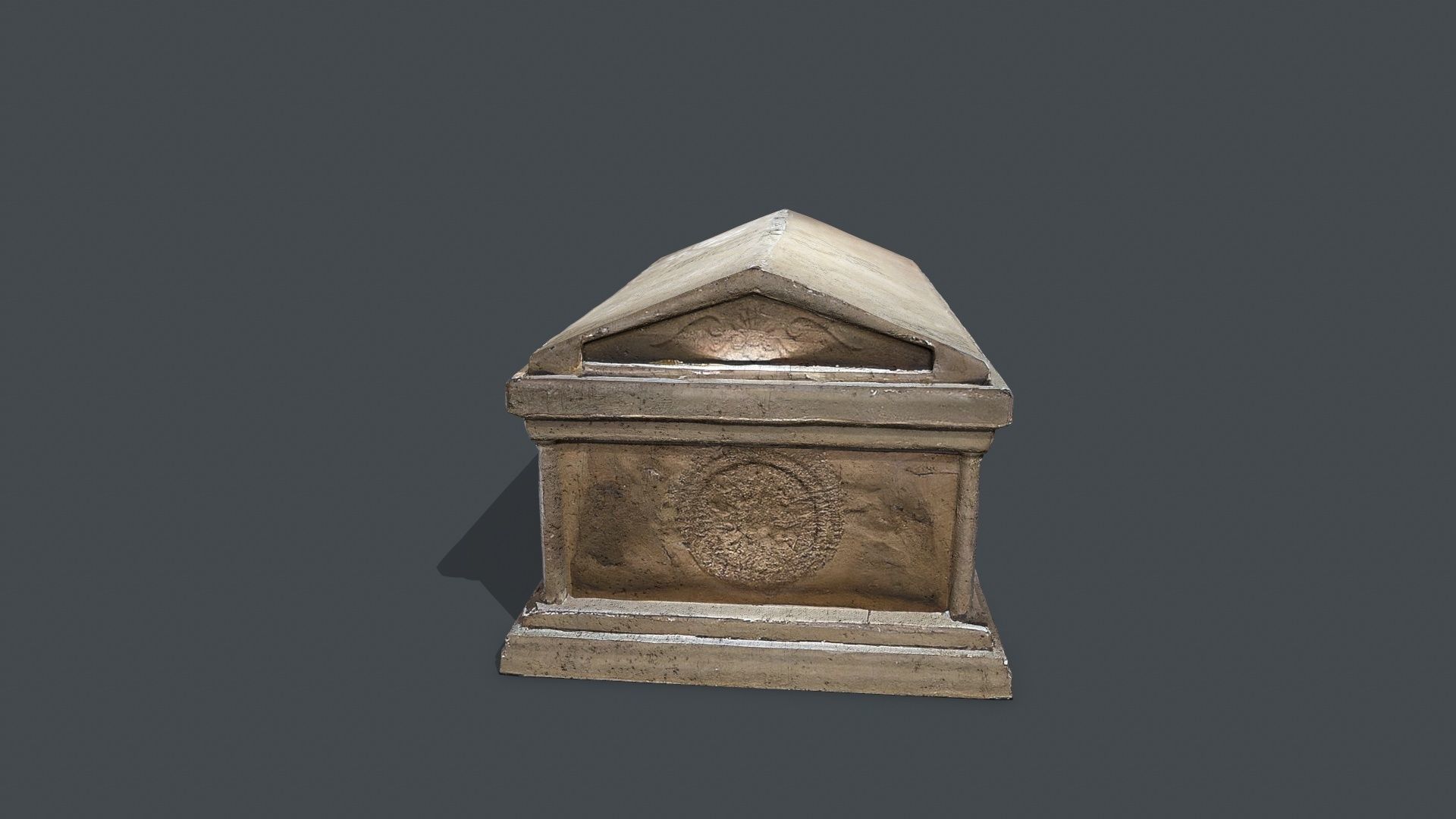 tomb 2 Low-poly 3D model_2