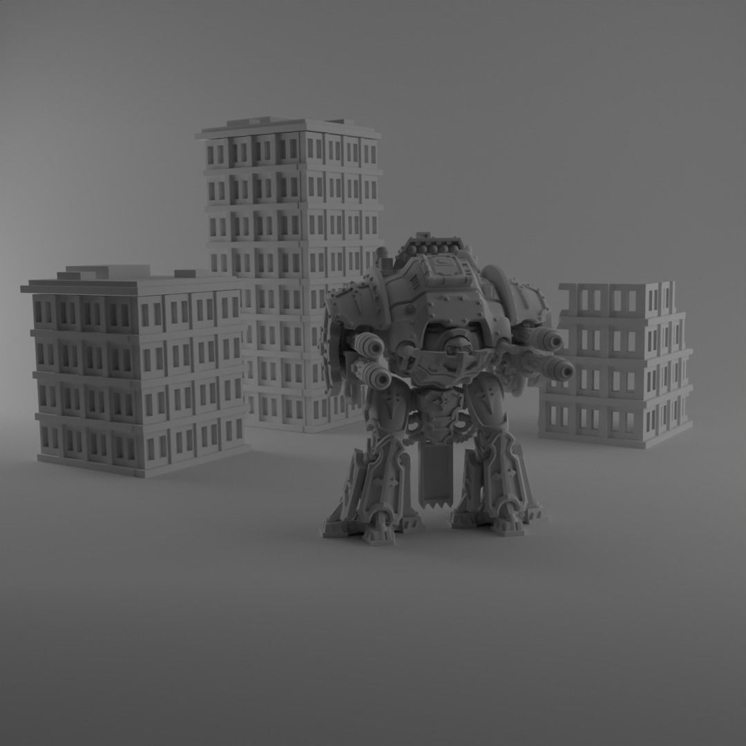 Knight mini 2 3D print model_2