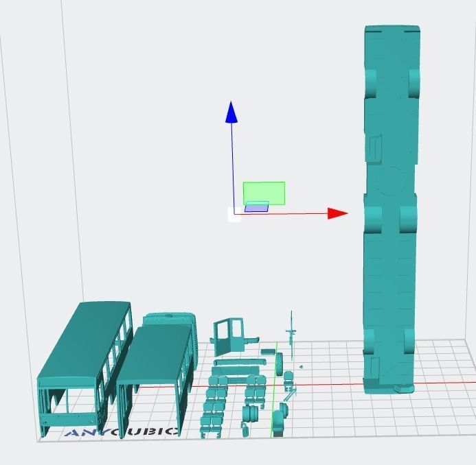 Bus DAC 2 door 3D print model_2
