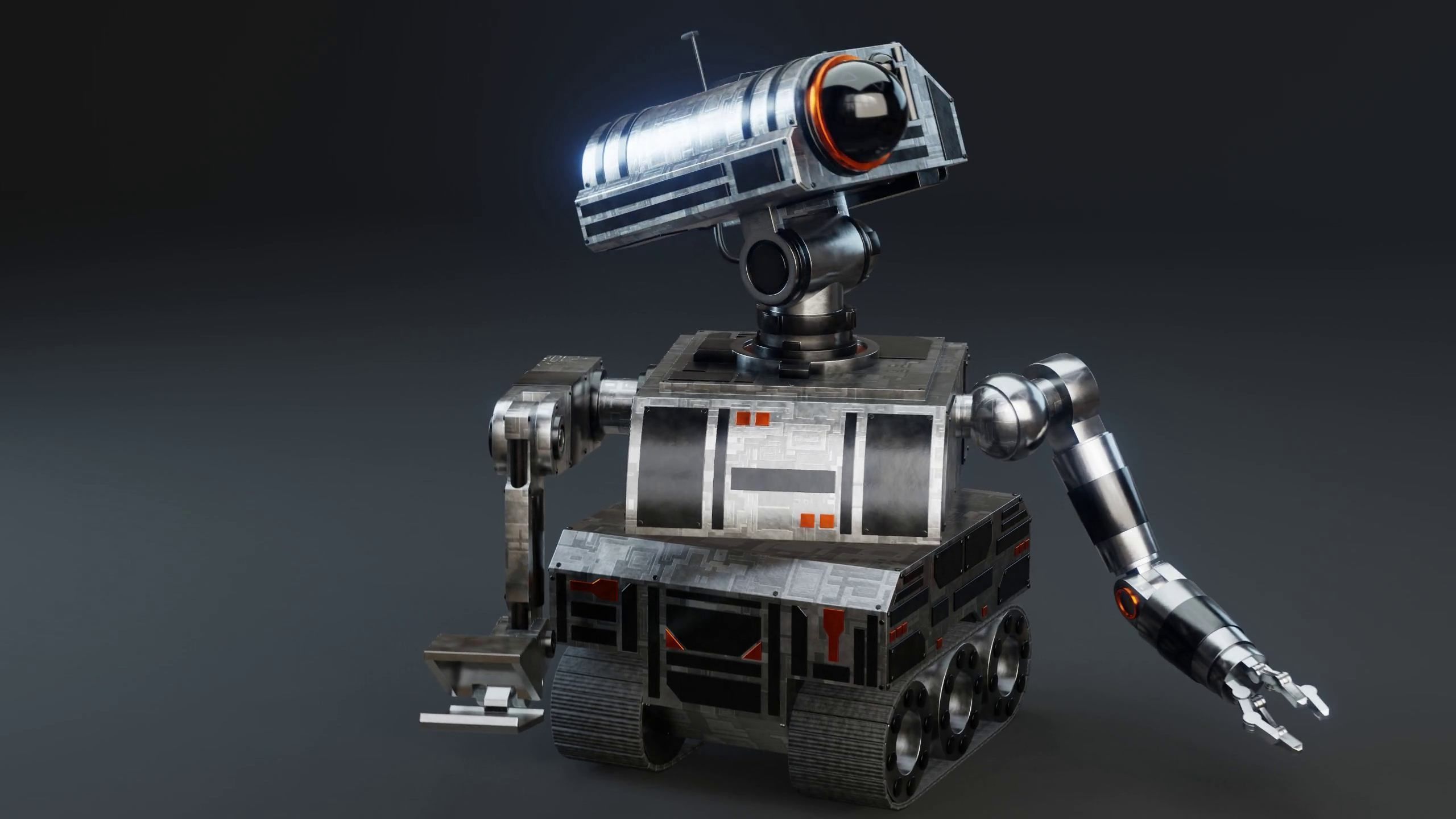 Sci-Fi Construction Robot 3D model_6