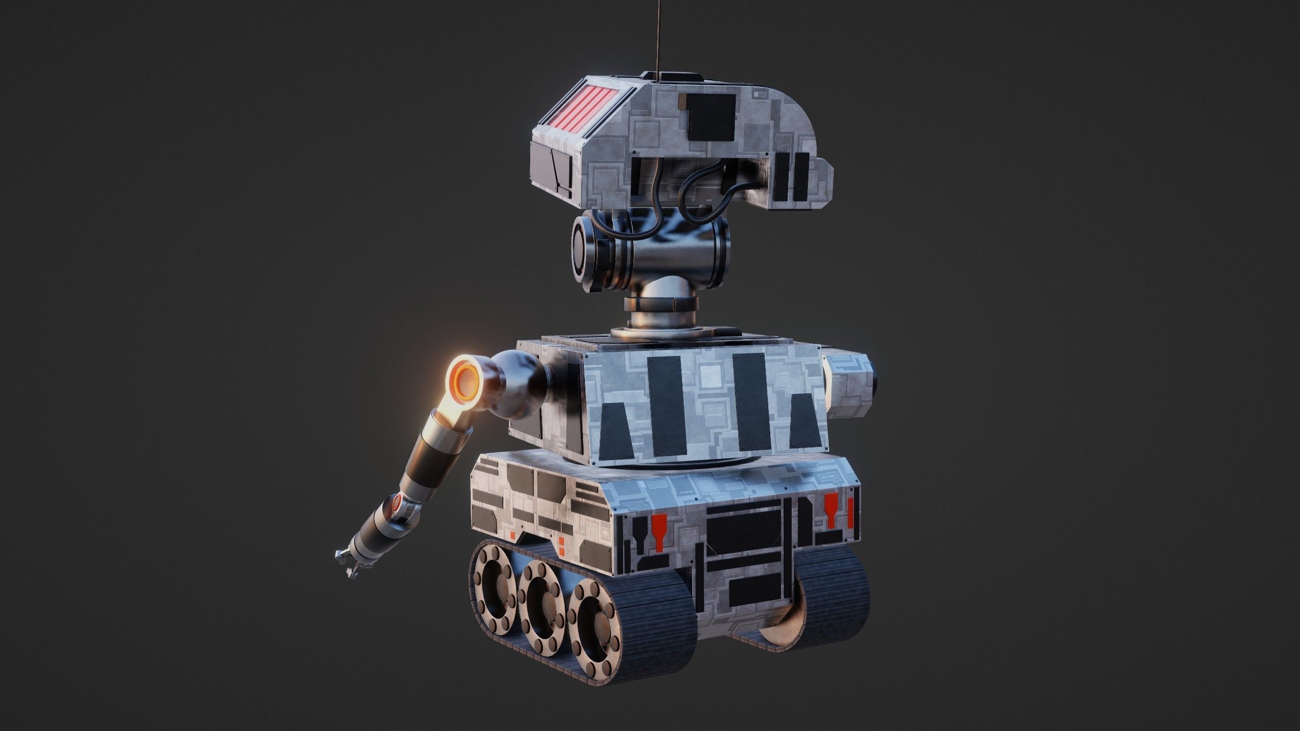 Sci-Fi Construction Robot 3D model_22