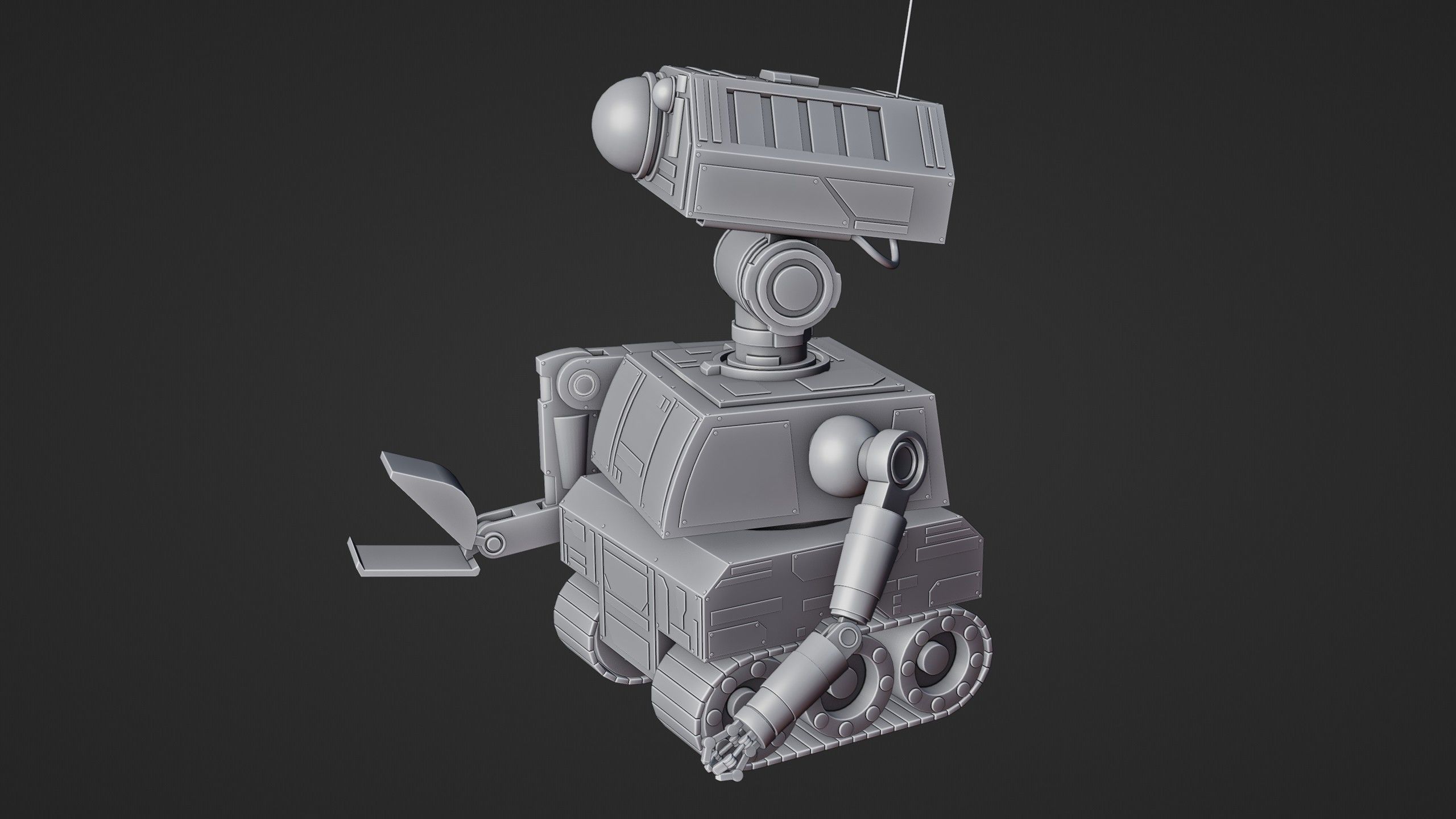 Sci-Fi Construction Robot 3D model_17