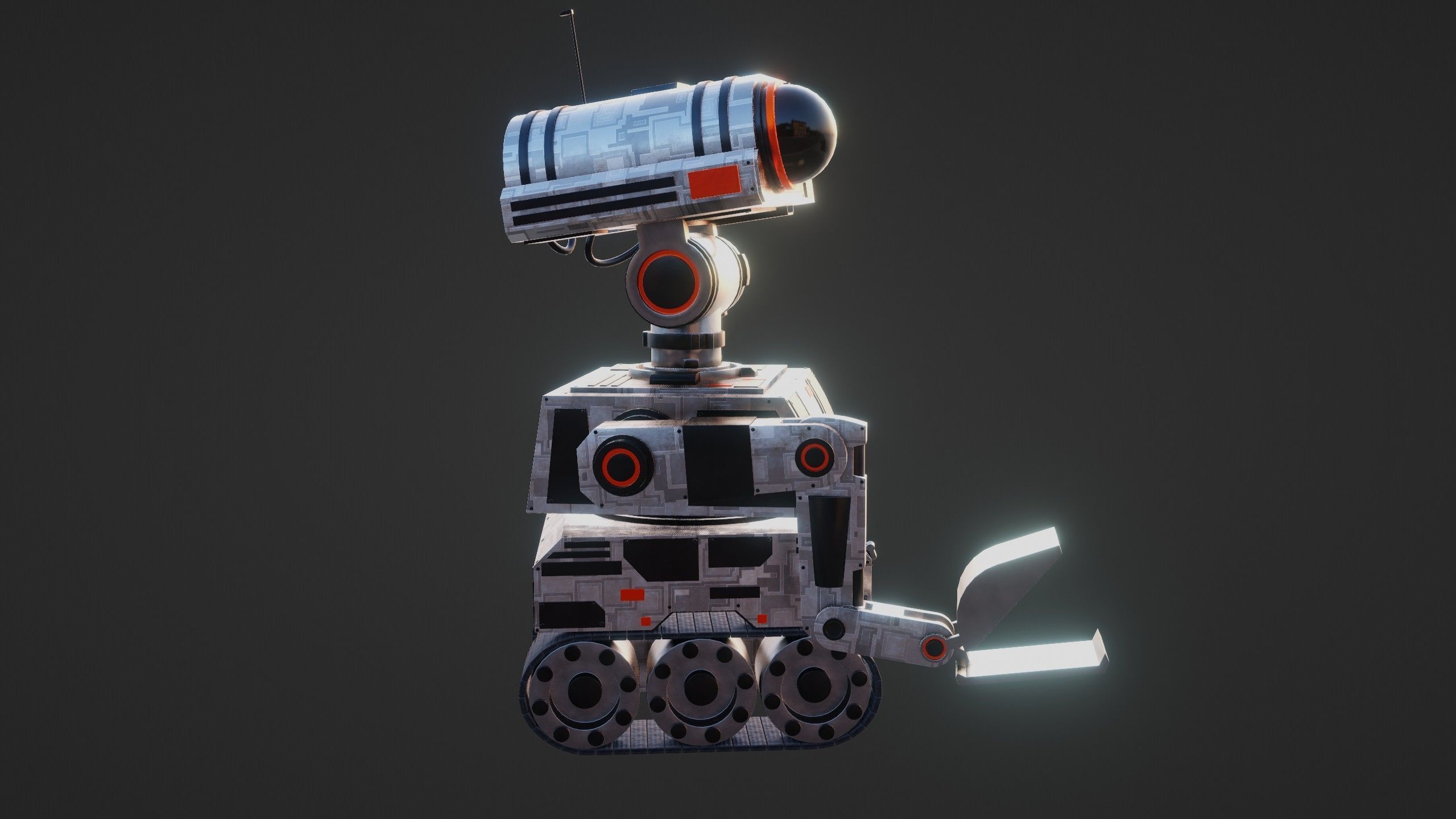Sci-Fi Construction Robot 3D model_23