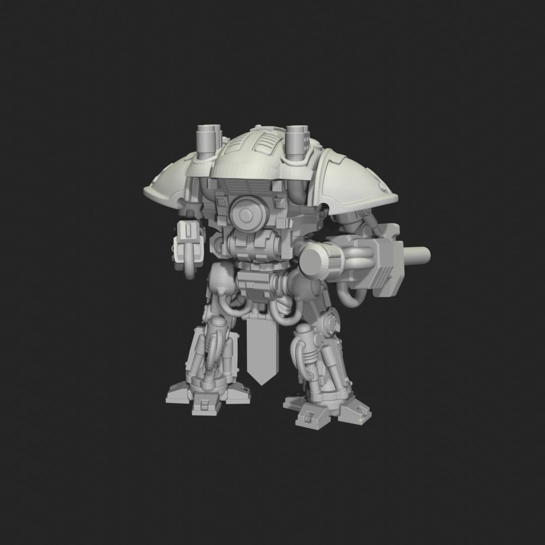 Knight mini 1 3D print model_1