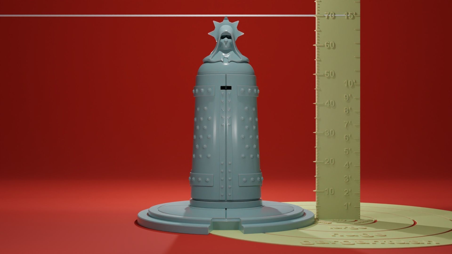 RELIC IRON MAIDEN CABINET SCATTER TERRAIN 3D print model_1