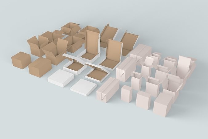 Box Collection  3D model