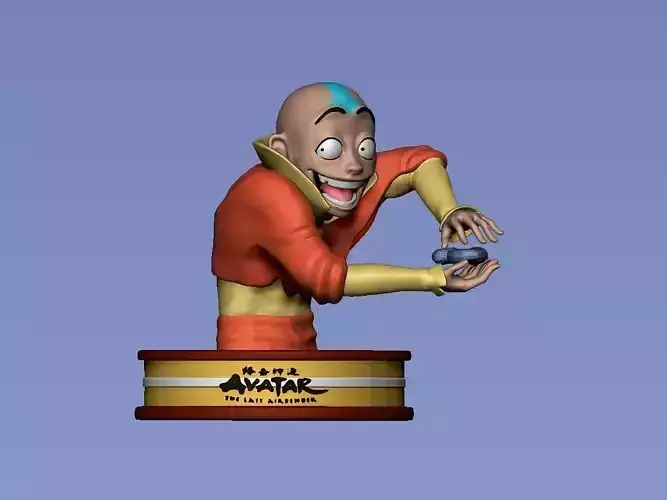 Avatar Aang 3D print model
