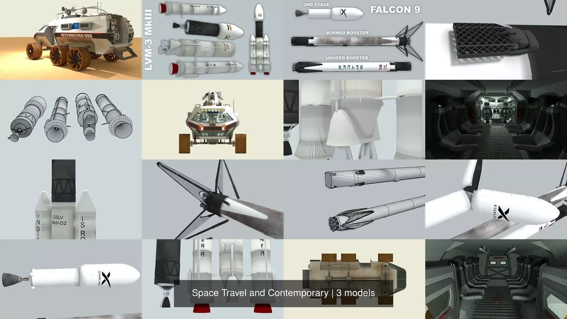 Space Travel and Contemporary 3D Model Collection_0