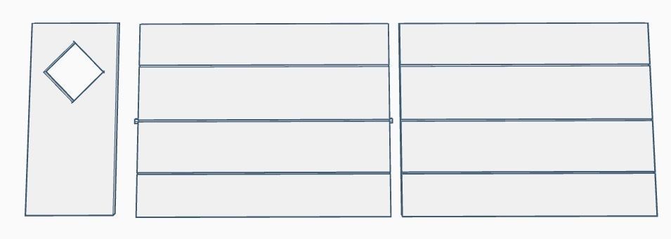 Mid-Century Bi-Level House 1-64 S Scale 3D print model_13