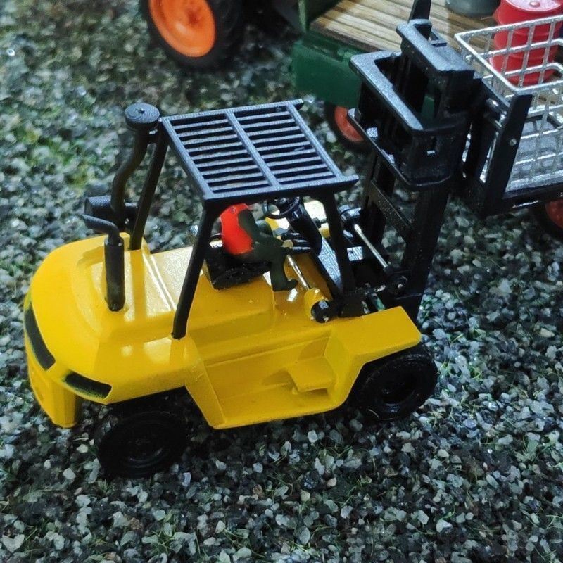 FORKLIFT MODEL 3D print model_3