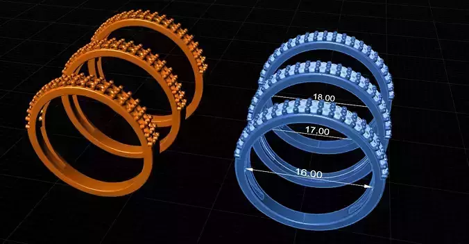 Women Ring 3D print model