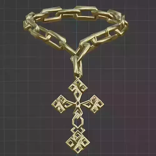 cross chain necklace