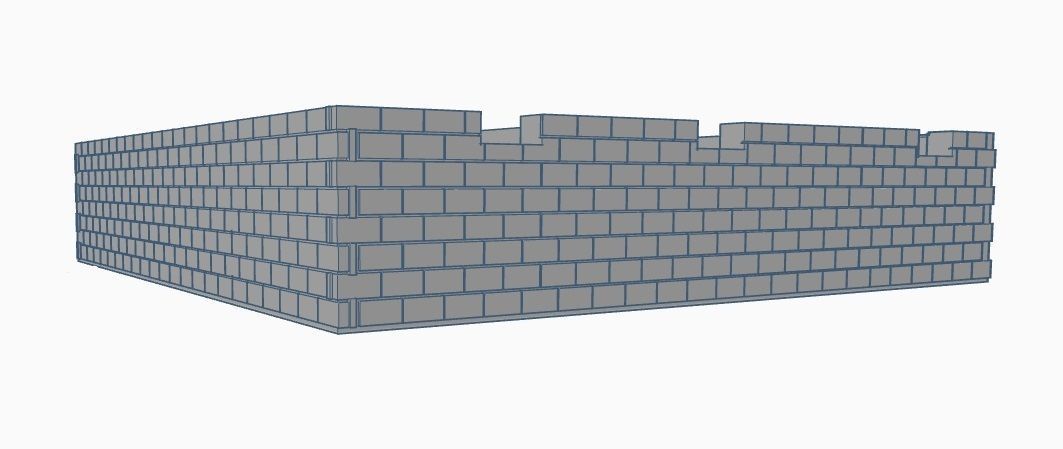 Contemporary Brick House 1-64 S Scale 3D model 3D printable | CGTrader
