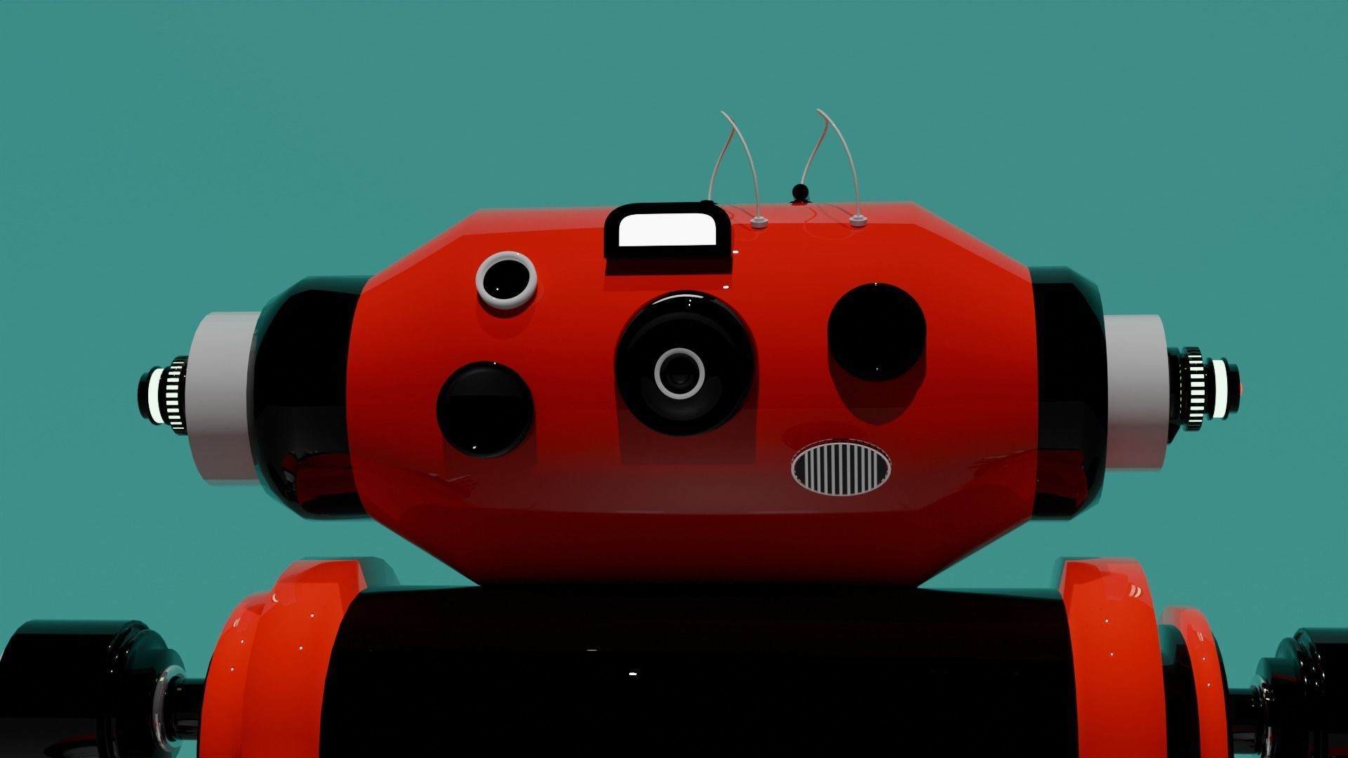 Cute Camera Bot  Click  And Switch 3D model_4