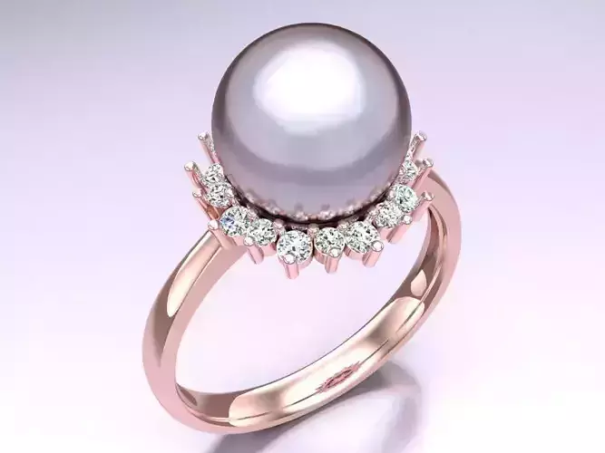 Pearl Womens Ring - N192235