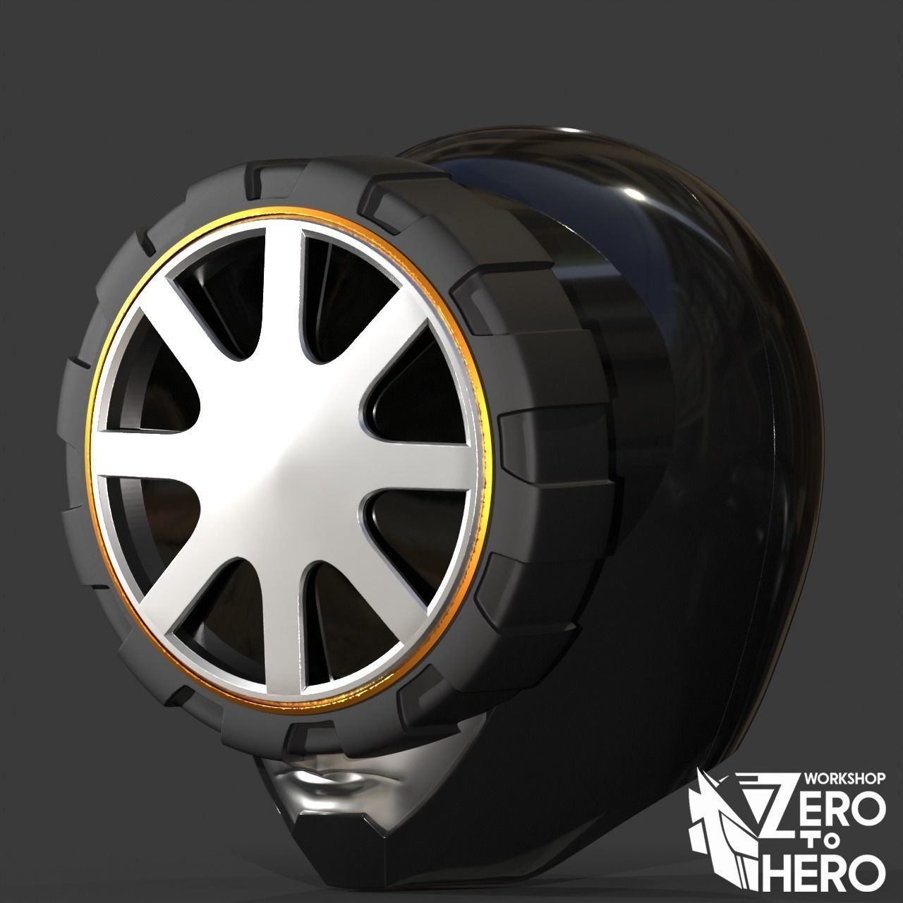 Super sentai Boonboomger Black Ranger Helmet 3D print model_1