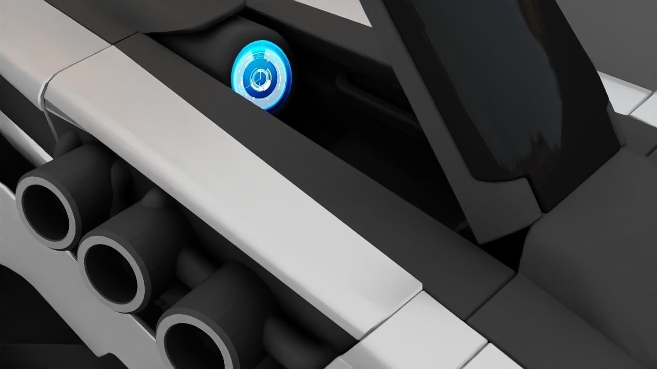 FUTURISTIC RACE CAR Free 3D model_23