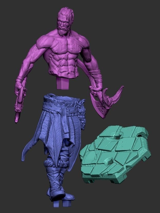 ULFR THE NORSEMAN  3D print model_3