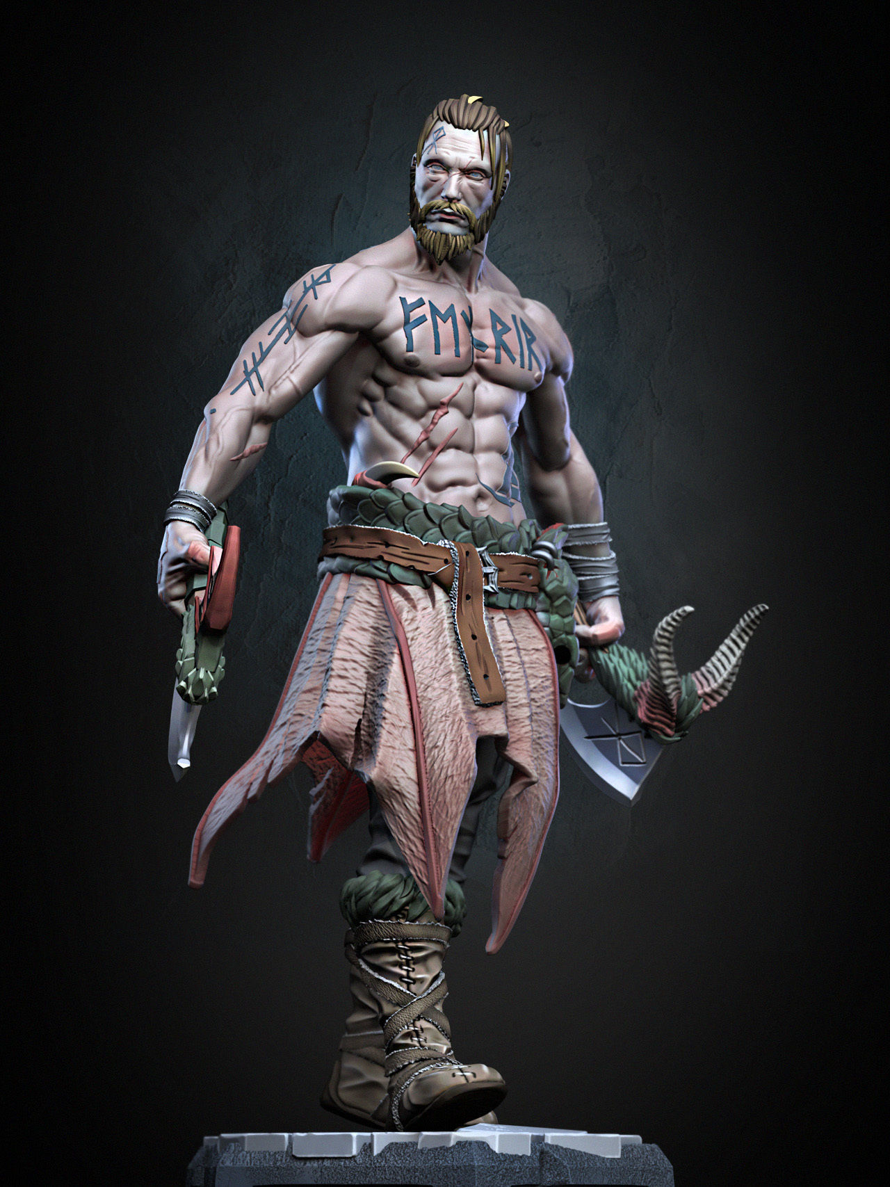 ULFR THE NORSEMAN  3D print model_13