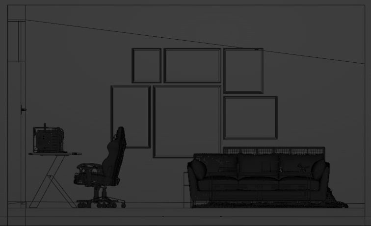 Interior house 3D model_7