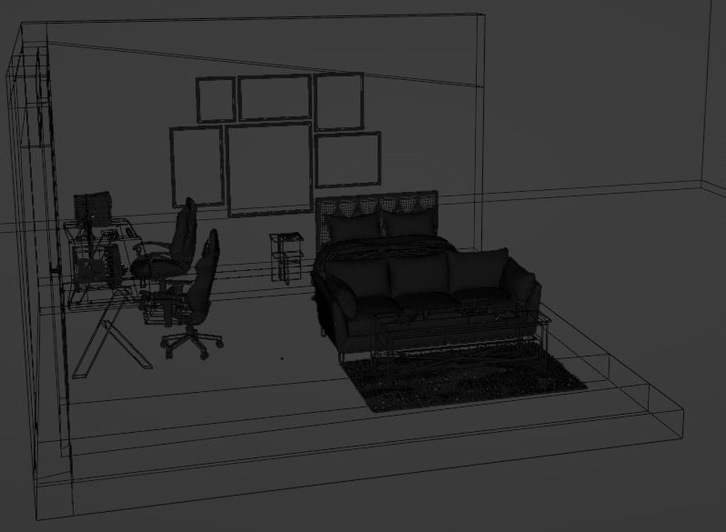 Interior house 3D model_10