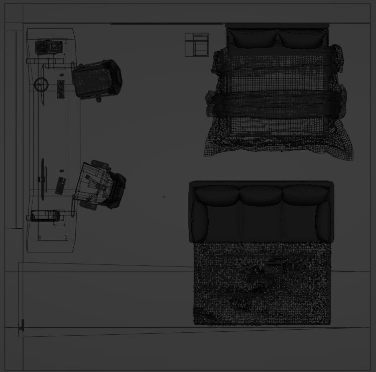 Interior house 3D model_6