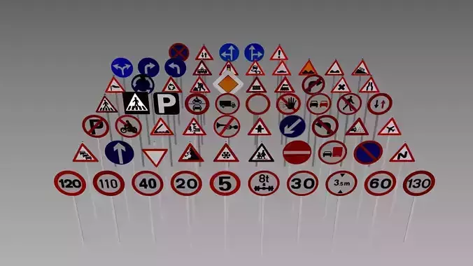 Road sign compilation