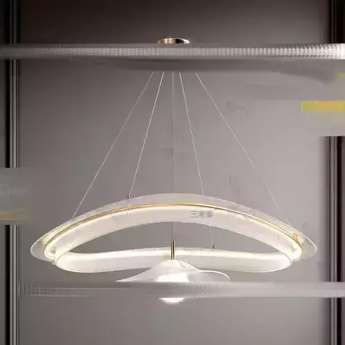 Modern chandelier combination 3D model download 3D model