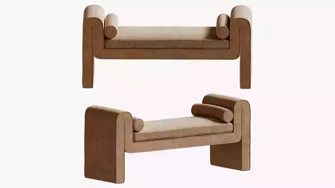 Four Hands Mitchell Upholstered Bench