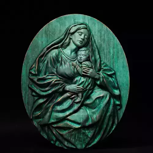 The Virgin Mary Relief 08