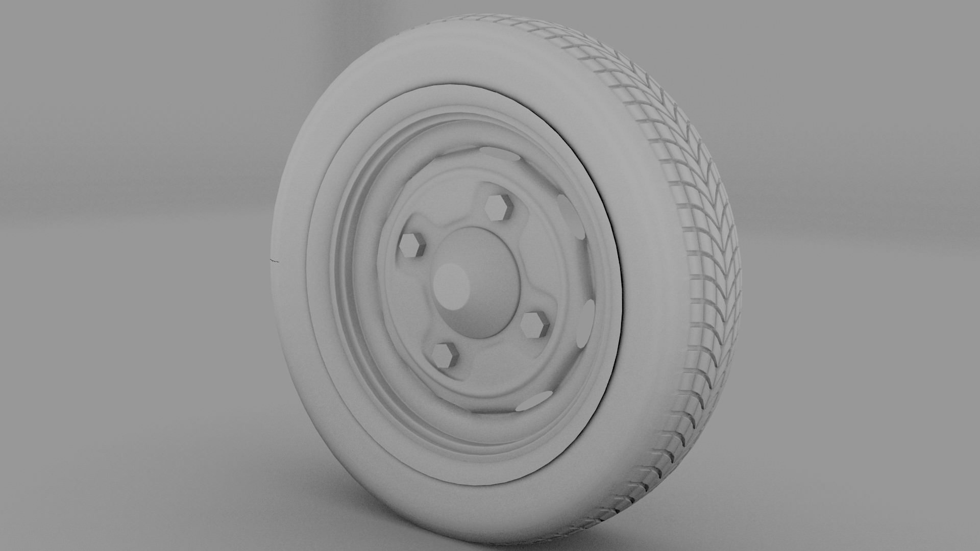 Generic Wheel 3D model_2