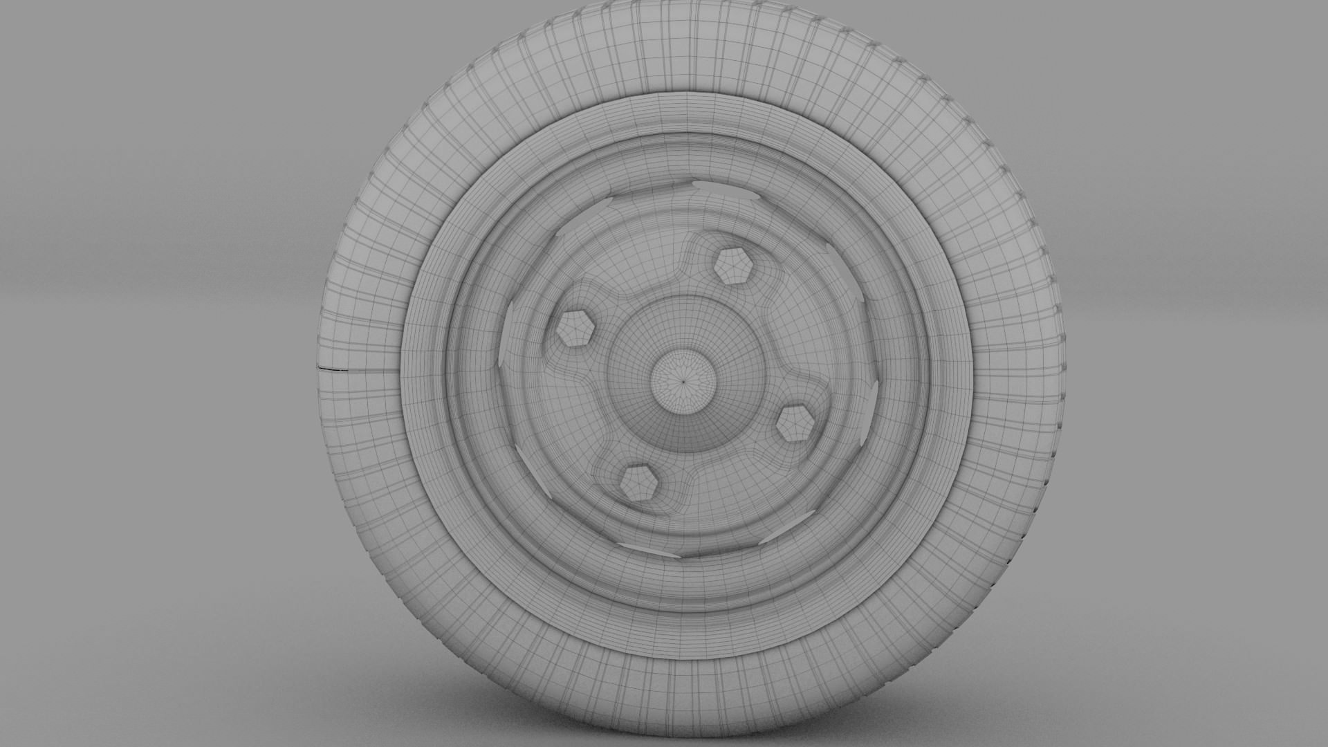 Generic Wheel 3D model_4