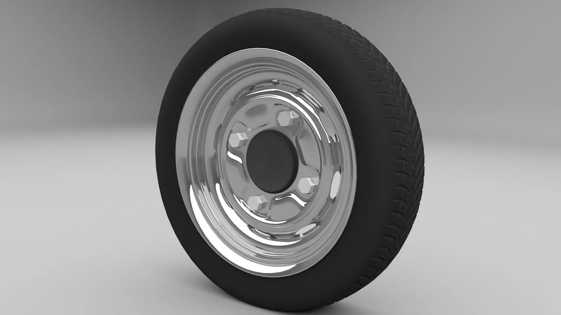 Generic Wheel 3D model_0