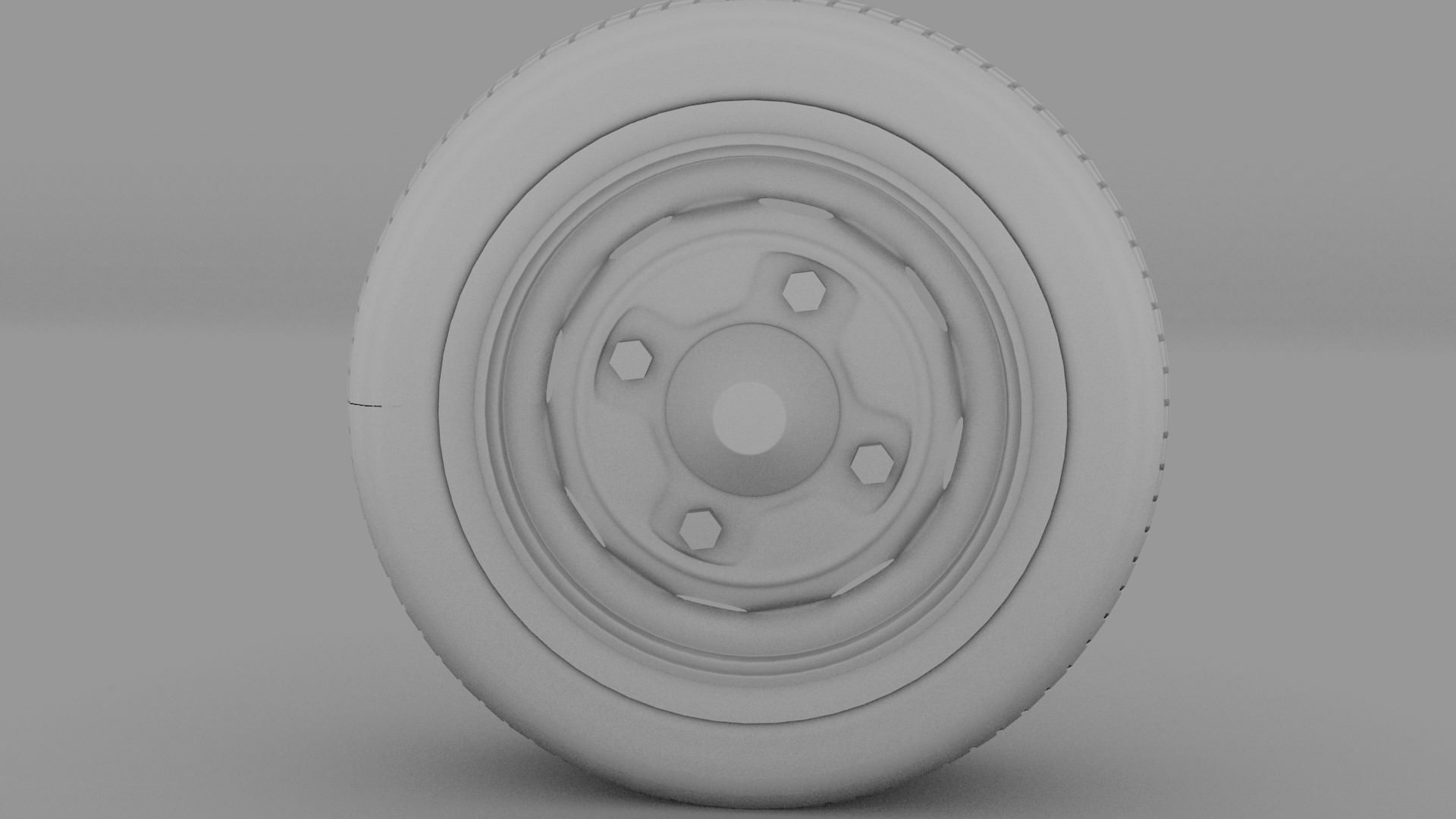 Generic Wheel 3D model_3