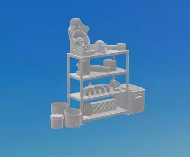 TUNNER RACK 1  64   1  18   1  24    1  43 and more 3D print model
