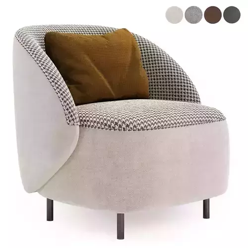 pandi armchair 3D model