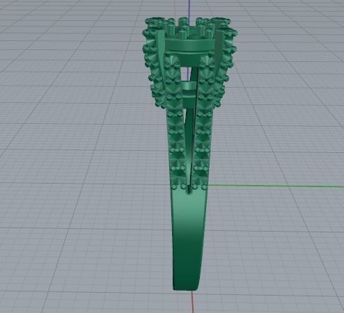 Ring N01812 3D print model_4