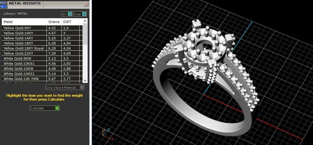 Ring N01812 3D print model_9