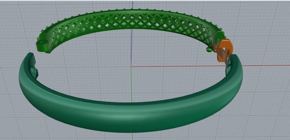 Bracelet N01803 3D print model_5