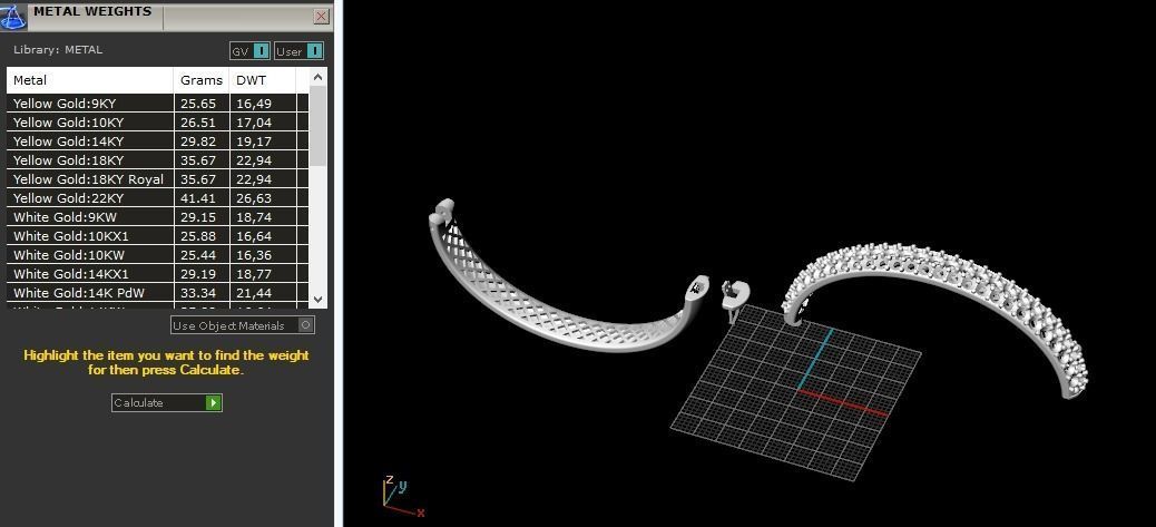 Bracelet N01803 3D print model_9