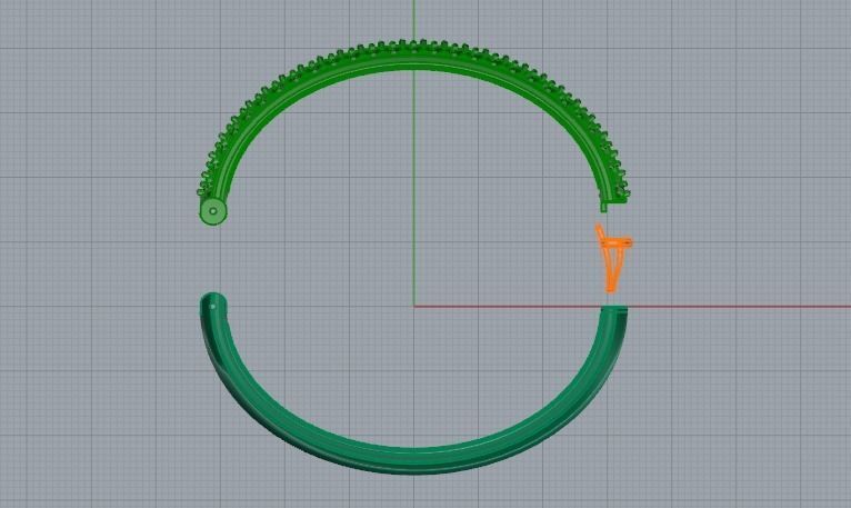 Bracelet N01803 3D print model_2