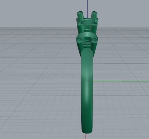 Ring N01777 3D print model_4