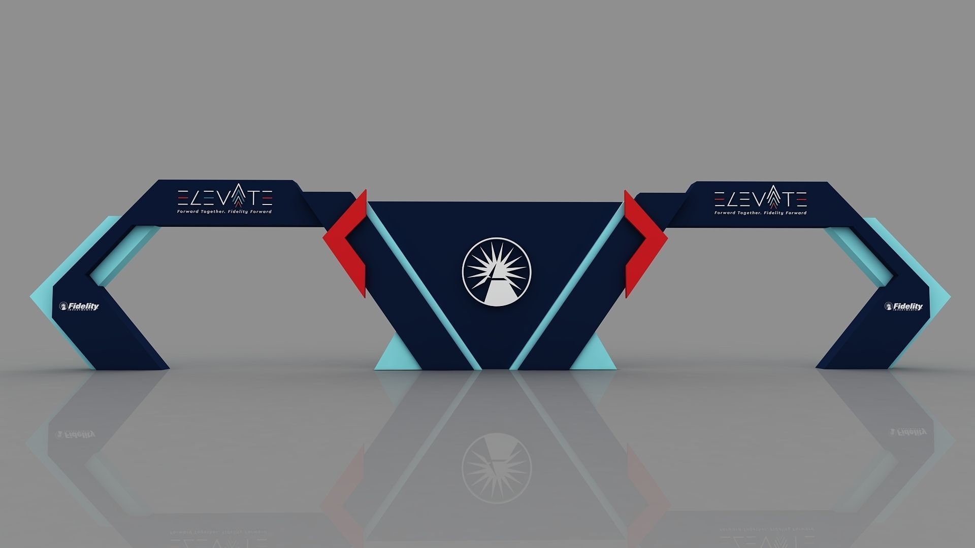 ENTRY ARCH GATE 3D model_5